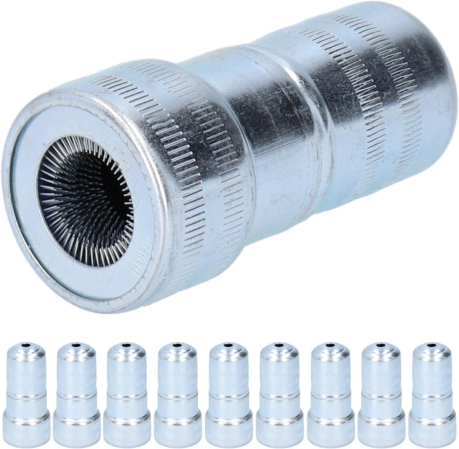 Battery Terminal Cleaning Brush Set, 10 Pack Stainless Steel Car Battery Maintenance Tools, Portable Dirt Removal Brushes for Vehicle Battery Posts