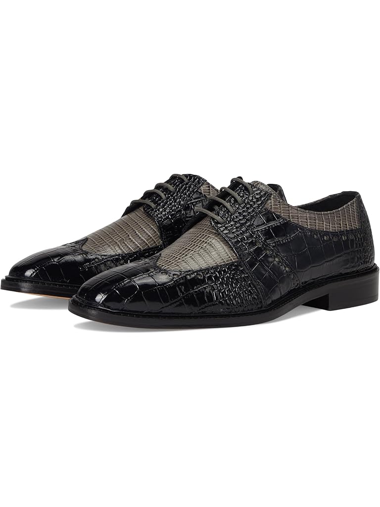 Black Stacy Adams Travato Wingtip Lace-Up