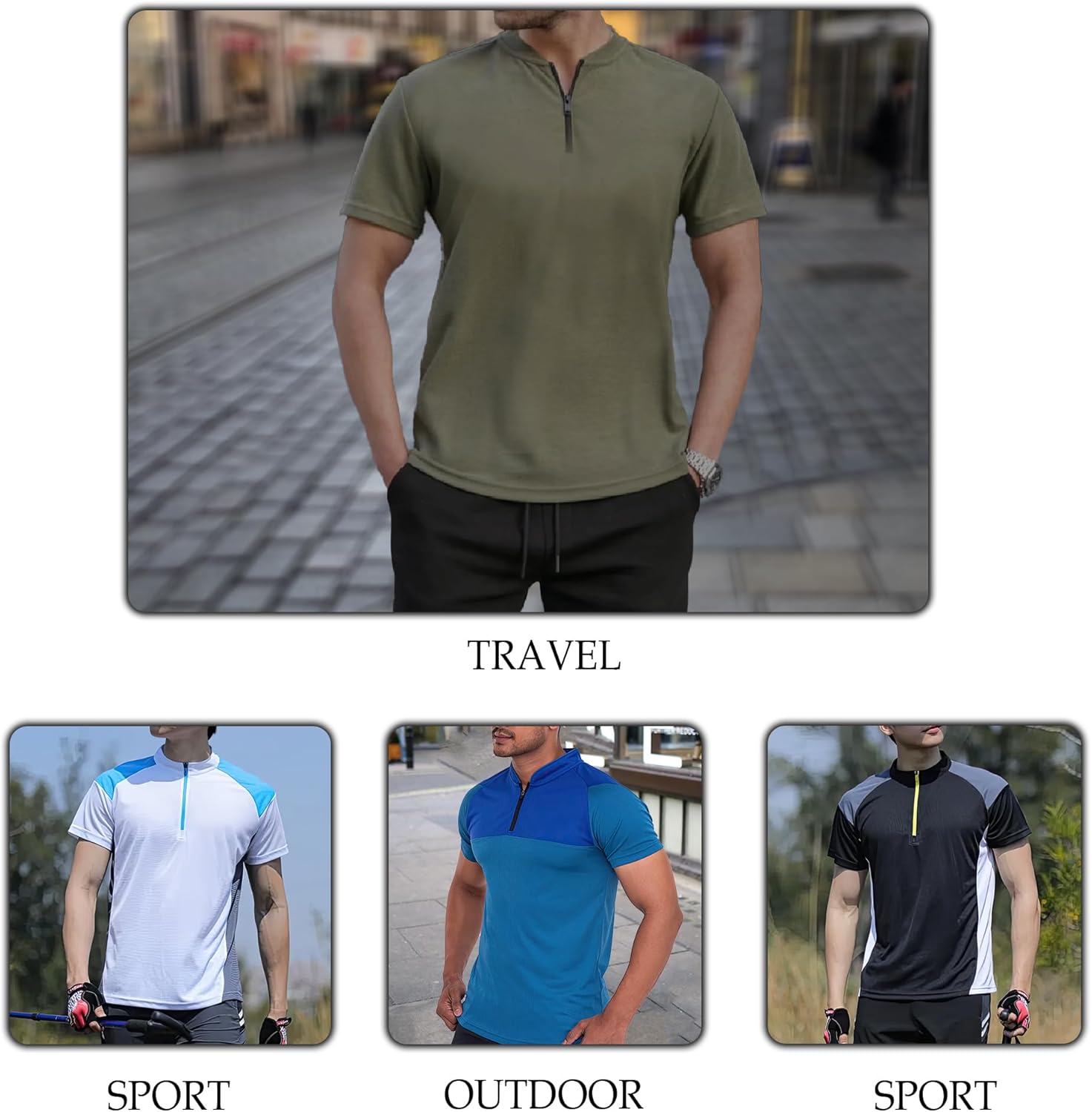 Bowling Lover Quarter Zip Jerseys with CA Bowling Spare Graphic Custom Zipper Tshirt Short Sleeve for Men Guys Boys