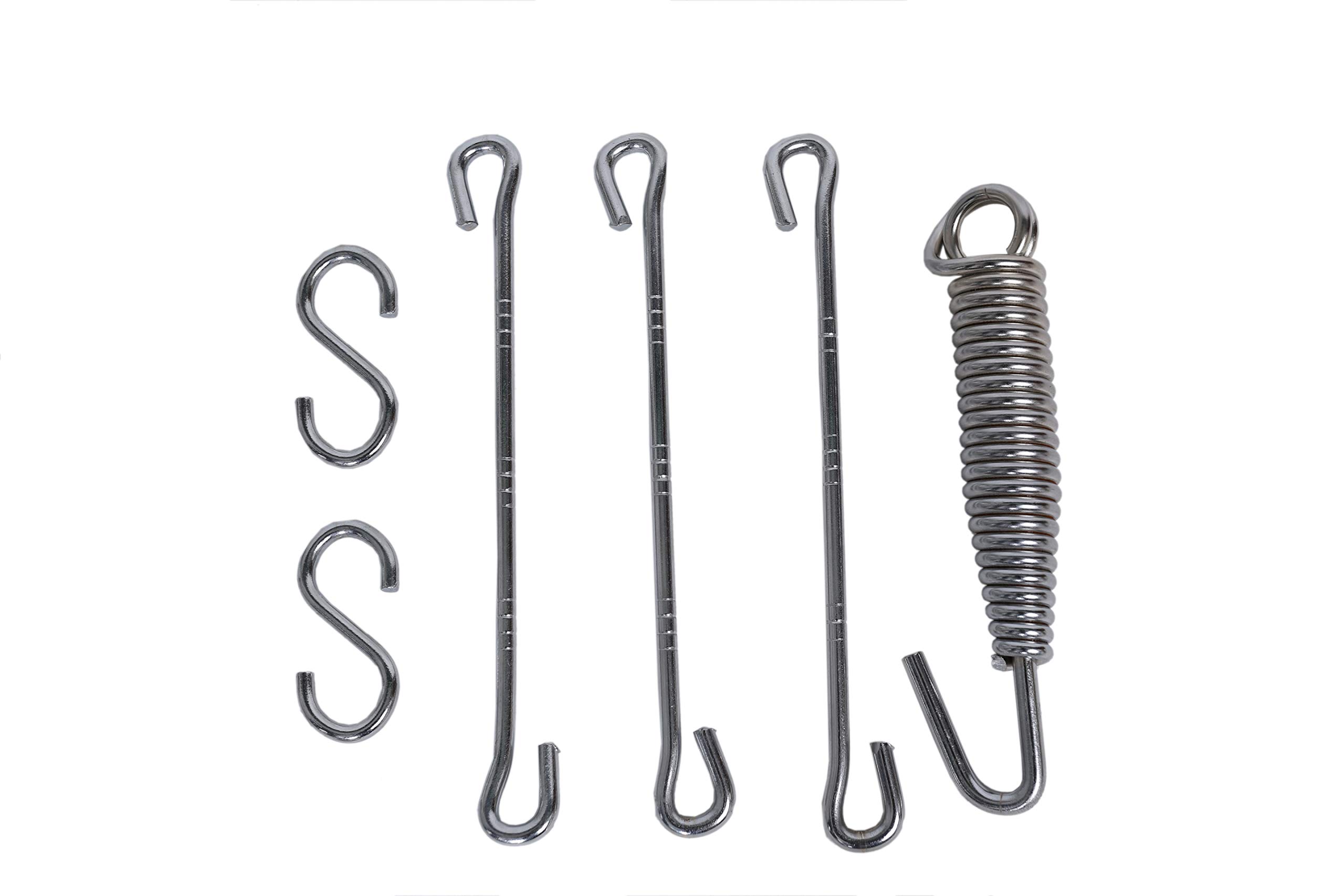 Curio Centre Metal Swing Hammock Heavy Duty Steel Safety Accessory Chain Link Saliya Spring Hook-image-15