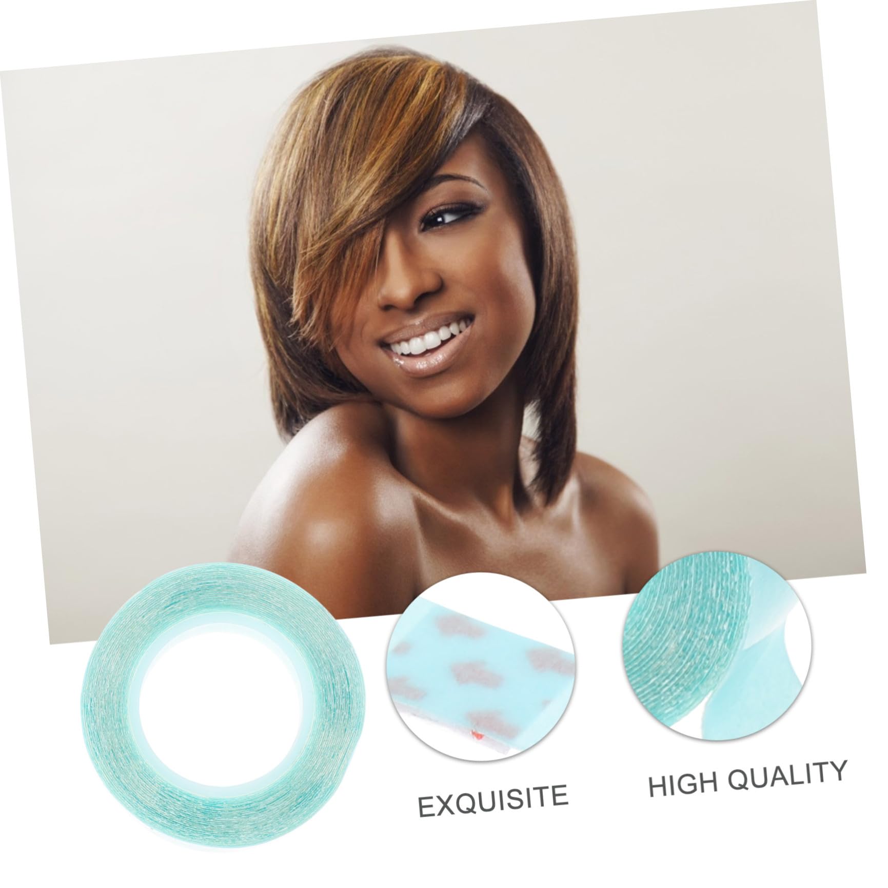 POPETPOP 12 Rollos De Peluca Cinta De Doble Cara Cinta Trasera Doble Pelucas De Pelo Cinta Adhesiva Cinta De Doble Cara Cinta De Para El Cabello Peluca Frontal De Encaje Coleteros