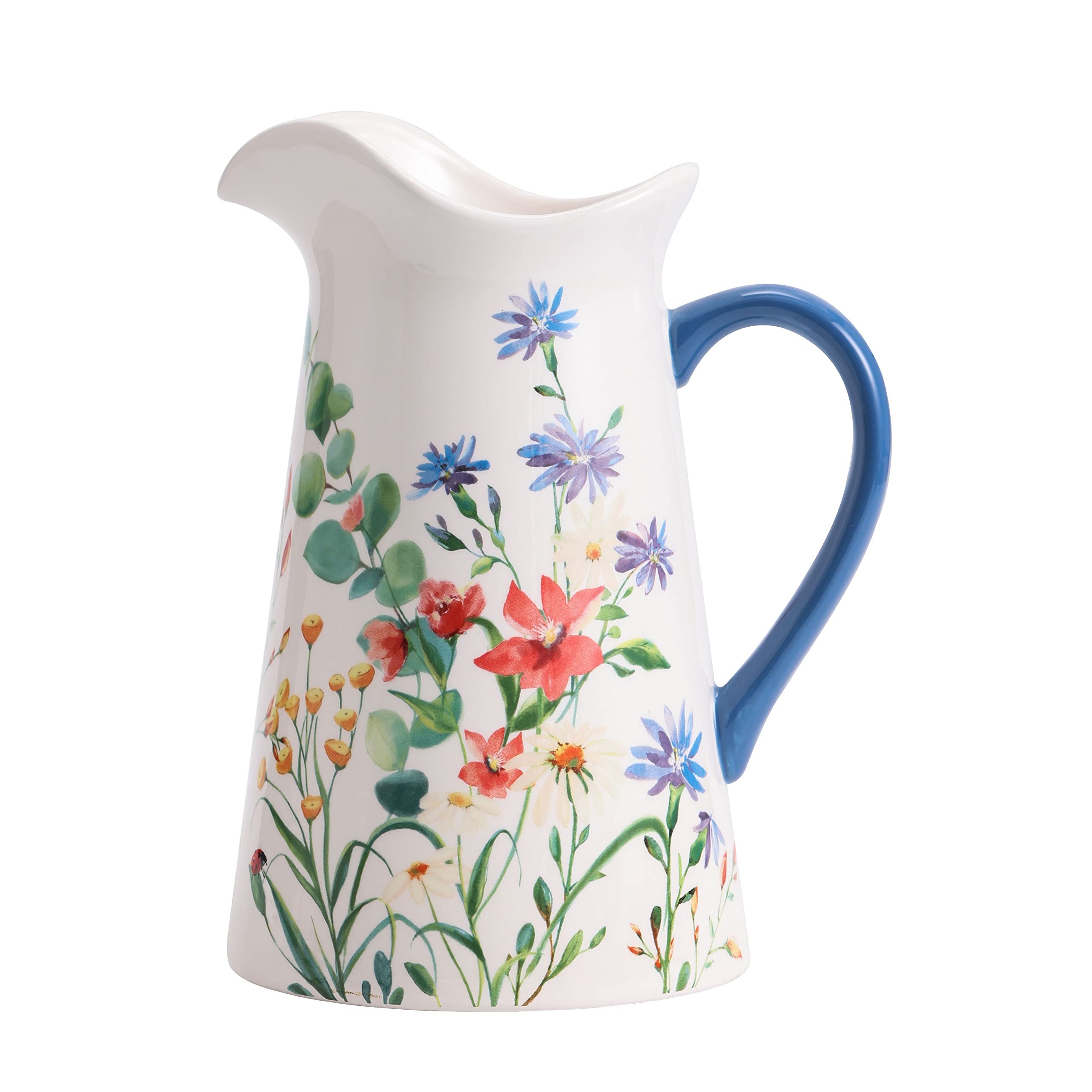 Amazon.com: Bico Summer Provence Ceramic 2.5 Quarts Pitcher with