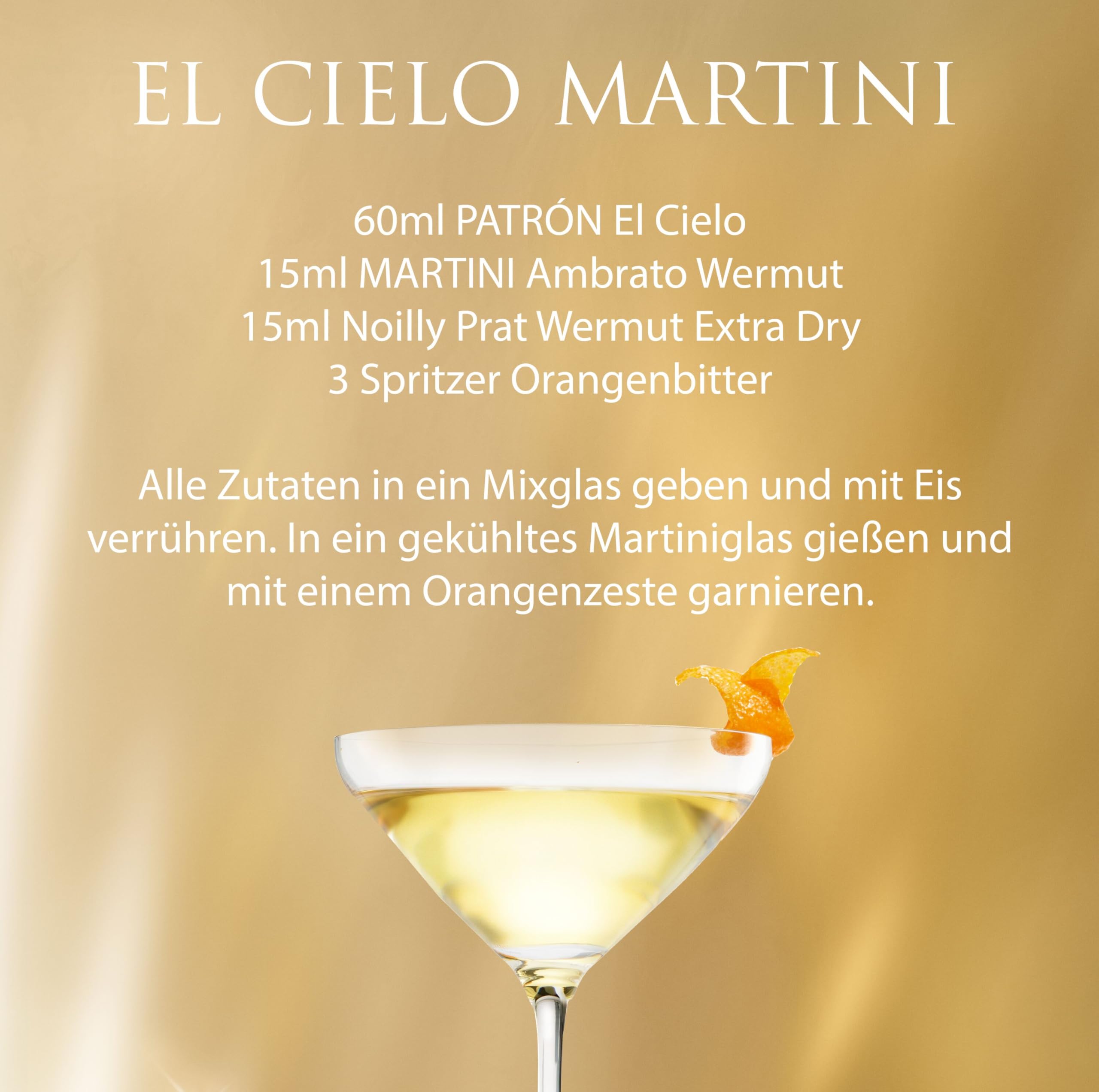 PATRON EL CIELO Tequila Silver Premium, alcool prodotto da agave blu Weber al 100% e lavorato a mano in piccoli lotti in Messico, 40% ABV, 70cL / 700mL