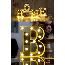 Dekoratif Led Işıklı 3D B&uuml;y&uuml;k Boy Organizasyon Doğum G&uuml;n&uuml; Kutlama (B)