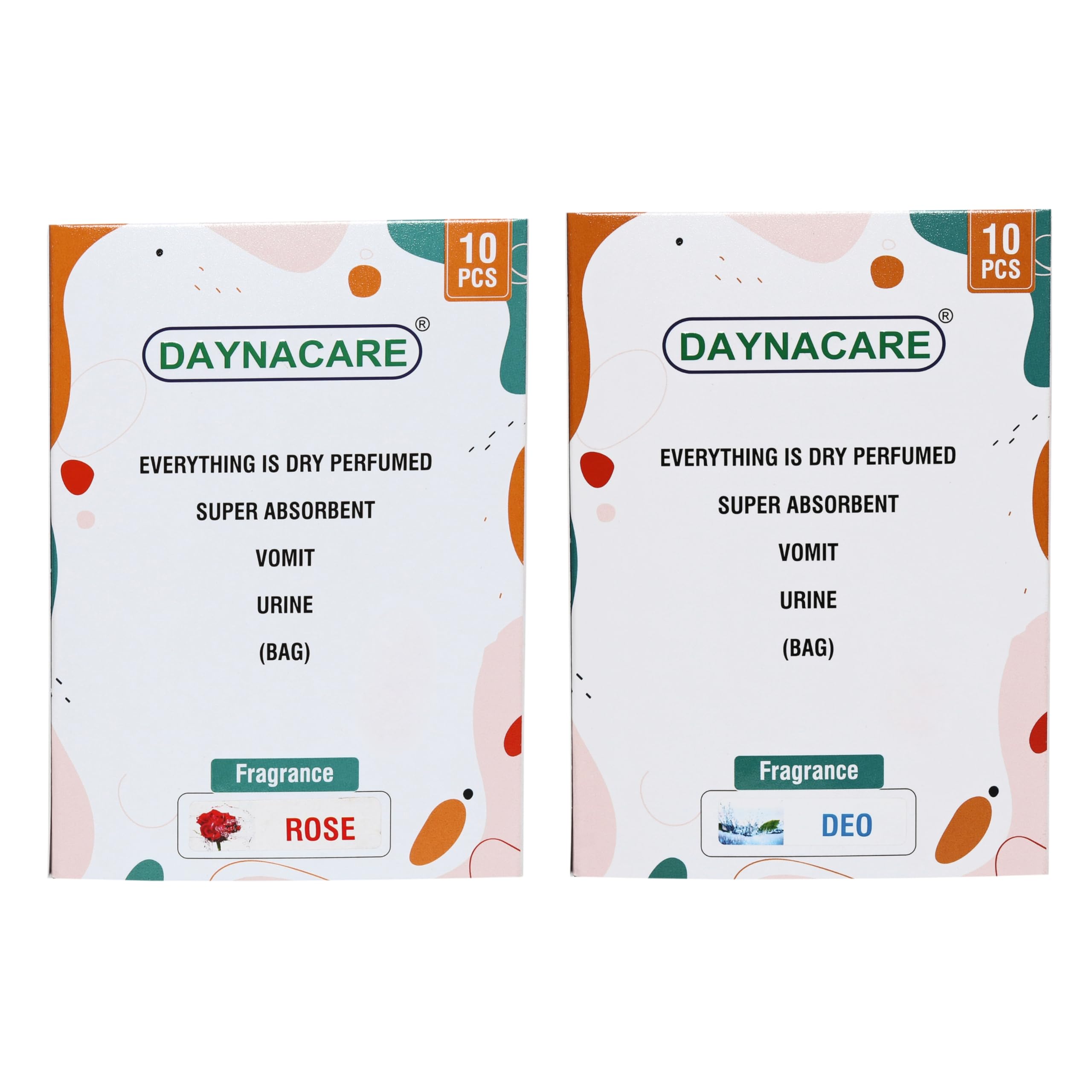DAYNACARE Disposable Magic Rose Bag & Deo Fregrance Vomiting & Urine Bag Travel, Nausea Bags Motion Sickness, Dry Perfumed, Leakproof, Odorless Super Absorbaent Bag, Pack Of 20 Bags, Combo Pack (B0D35694GT) Amazon Price History, Amazon Price Tracker