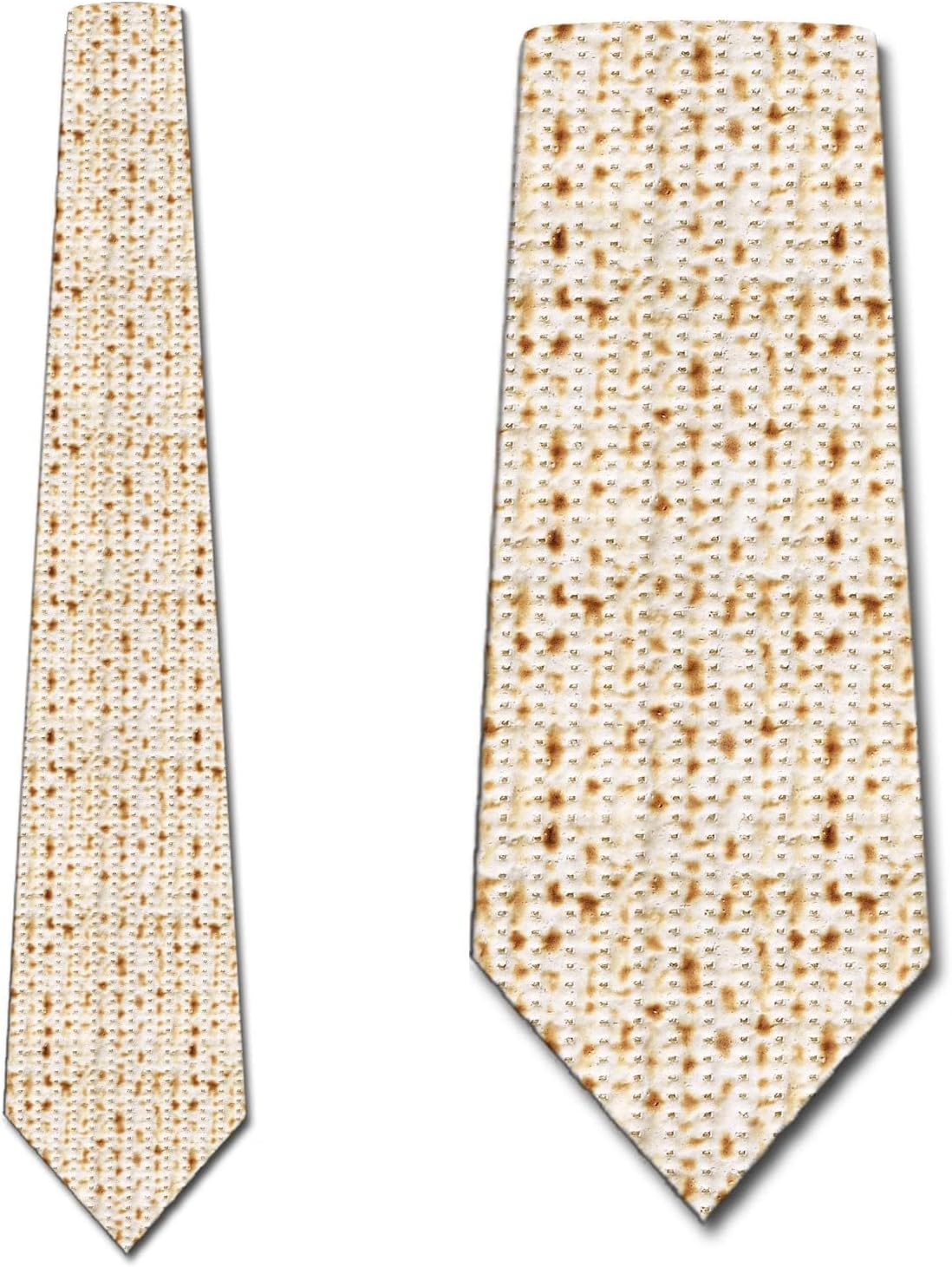Three Rooker Passover Ties Mens Matzo Bread Necktie Jewish Tie