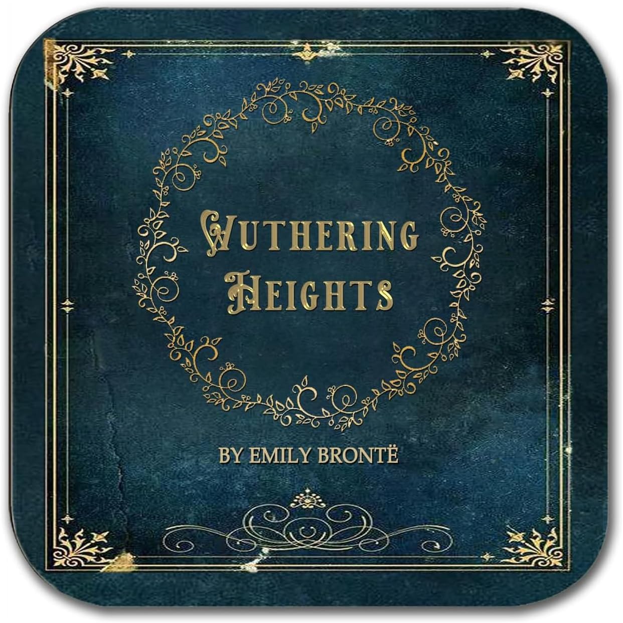 Bronte Sisters Literary Coasters, 6-Piece Set Featuring Classic Book Covers. Jane Eyre, Villette, Wuthering Heights, The Tenant of Wildfell Hall, Shirley, Agnes Grey. - Image 7