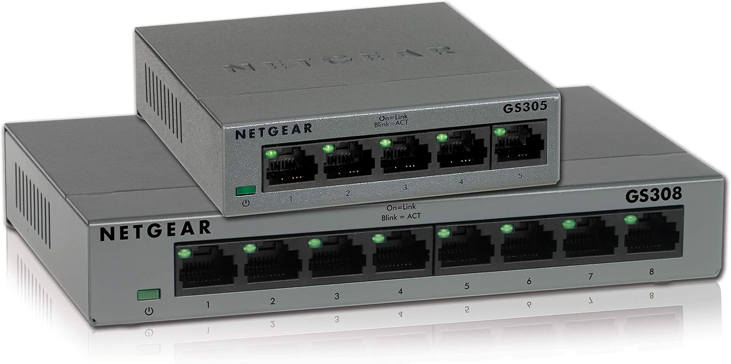 Netgear 8Port Switch 10/100/1000 GS 308