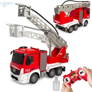 JAMARA Feuerwehr Drehleiter Mercedes-Benz, RC 1:26