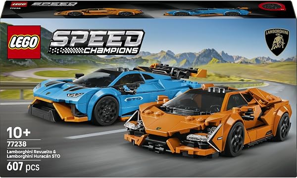 LEGO Speed Champions Lamborghini Revuelto et Huracán STO 77238