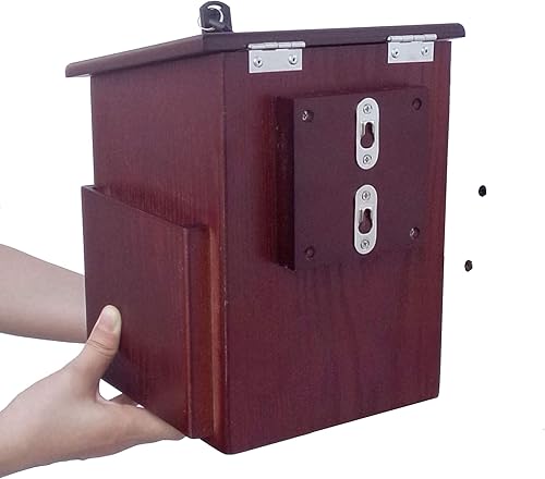 Miniatura 5 de FixtureDisplays - Caja de recaudación de fondos para la iglesia caja de sugesión con cruz roja caja de enseñanza de la iglesia cristiana caja de
