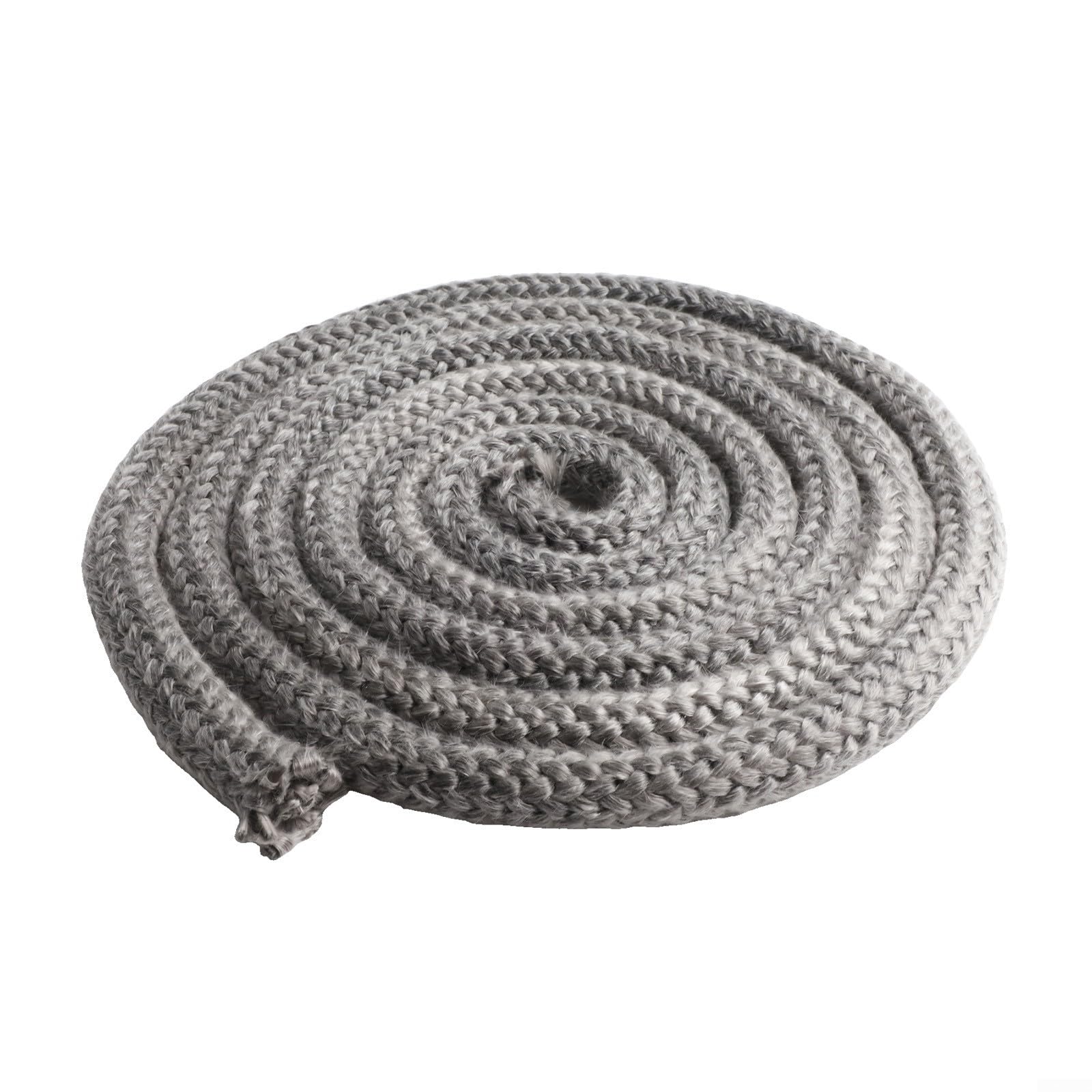 Guarnizione in corda di vetroresina, Guarnizione della corda guarnizione stufa in fibra di vetro for pellet tronchi a legna 8-16mm 2,5 m nero(2.5m*10mm)