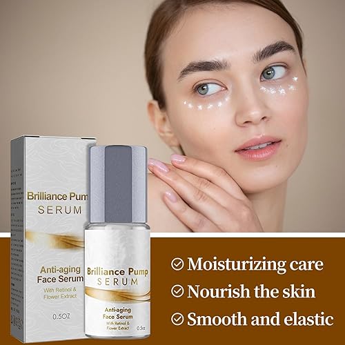 Miniatura 7 de 2 PCS Brilliance Pump Serum Anti Aging,Brilliance Pump Eye Serum,Brilliance Pump Ageless Serum,Anti Aging Face Serum,Brilliance Pump Anti Wrinkle
