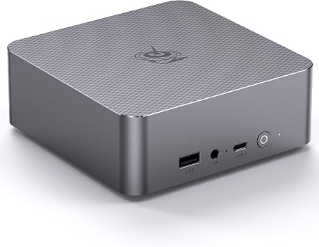 Beelink Mini PC EQi12, Intel Core 1220P(Max 4.4GHz, 10C/12T), 16GB DDR4 500GB PCle4.0 SSD Mini Computers, Dual LAN/Wifi6/BT5.2, Dual 4K Display, Built-in Power Supply Office Micro PC