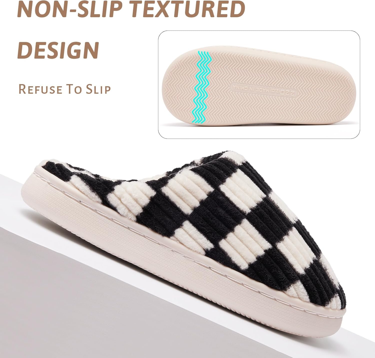 Guyarns Kids Slippers for Boys and Girls Plush Lined Memory Foam Comfort Non-Slip Sole Warm Winter House Shoes for Toddlers & Big Kids Indoor/Outdoor Wear - Image 3