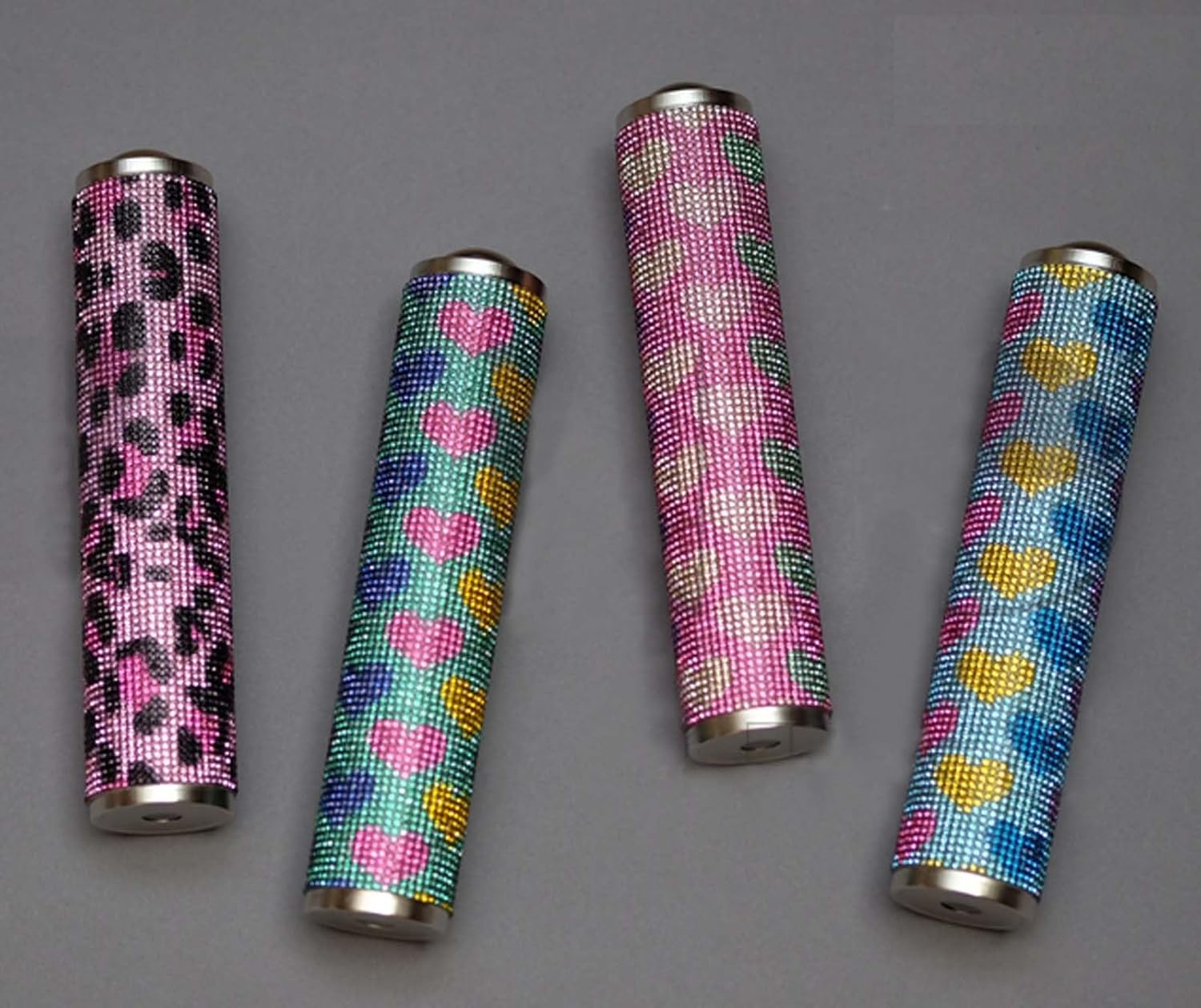 ZEALMAX Multicolored Glass Tin Kaleidoscope, Handmade Actual Scenery Kaleidoscope Classic Nostalgic Toy