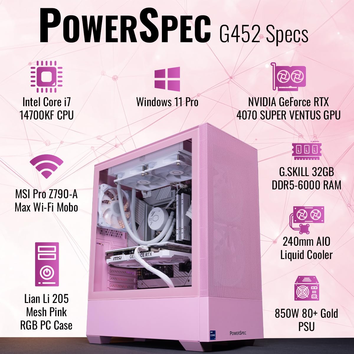 Amazon.com: Micro Center PowerSpec G452 Gaming Desktop PC, Intel