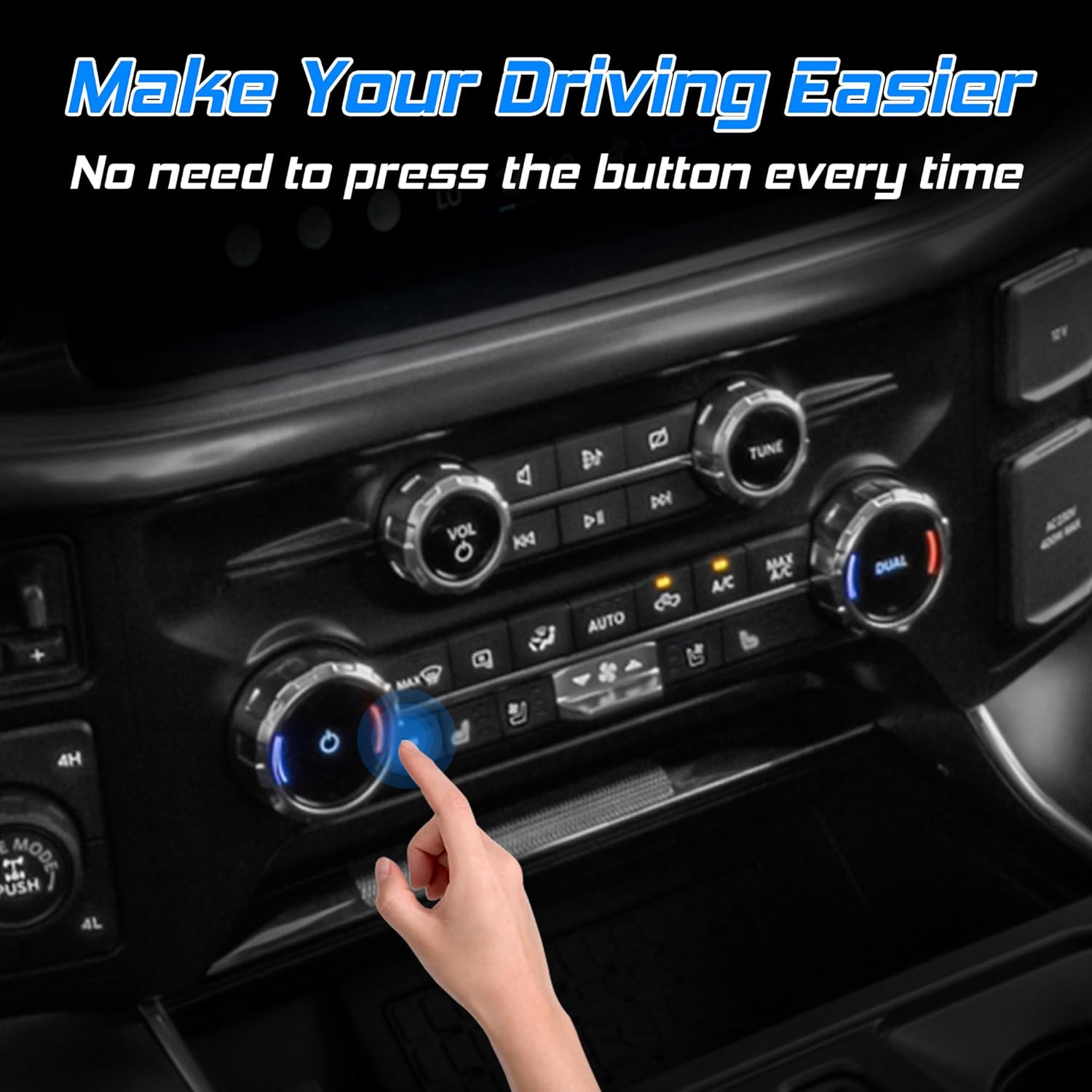 Auto Start Stop Eliminator Fit for Ford F150 2015 2016 2017 2018 2019 2020 2021 2022 2023 2024 2025 Plug & Play, Easy Install Autostop Eliminator Engine Upgrade F-150 Accessories