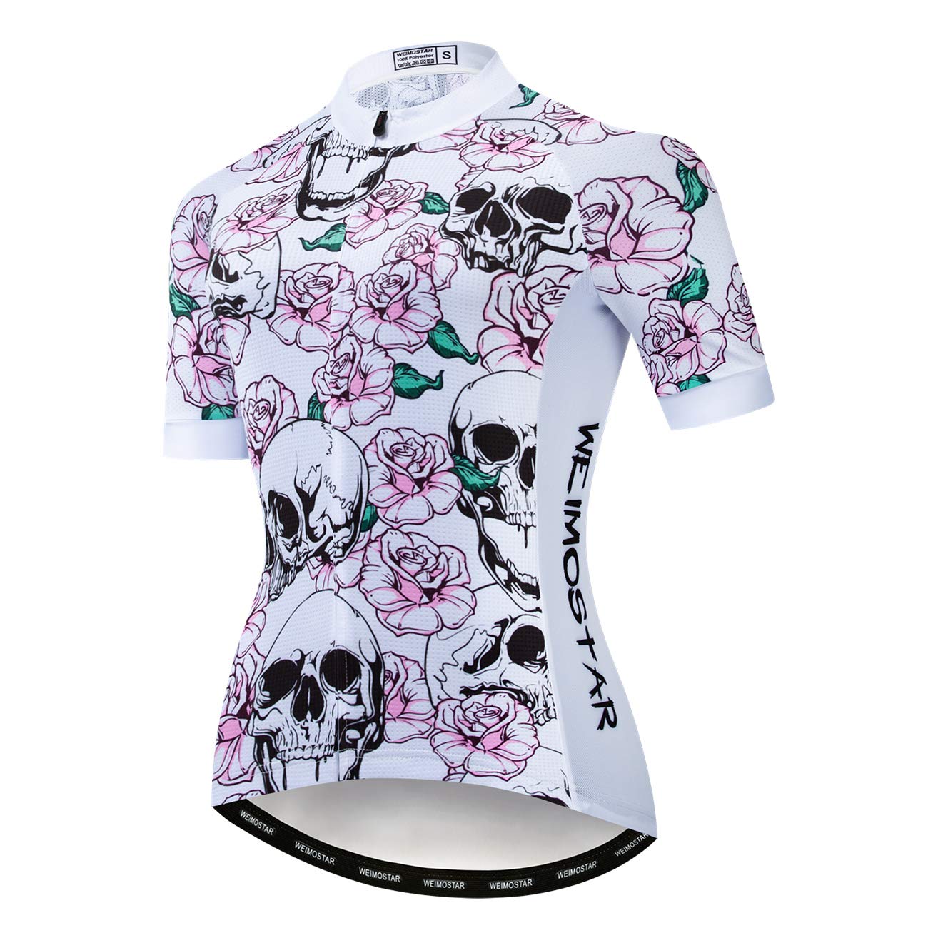 weimostar Fahrrad-Trikot für Damen, Mountainbike-Kleidung, Sommer-Rad-Top, kurzärmlig, MTB-Jersey, schnelltrocknend