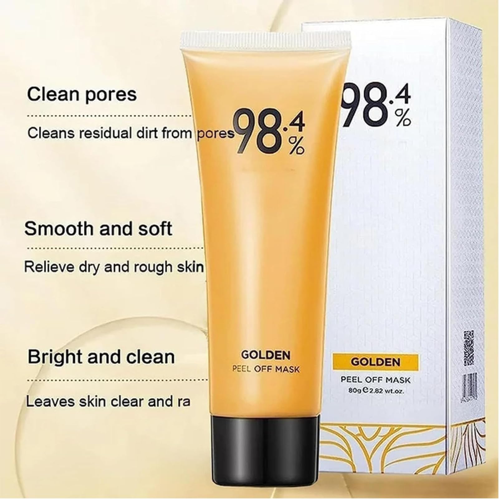 Amazon.com : Gold Foil Peel-Off Mask, Gold Peel Off Mask, 98.4
