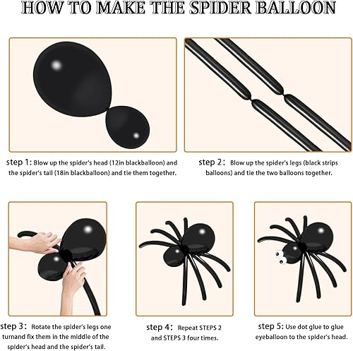 Miniatura 5 de MEHOFOND Kit de guirnalda de arco de globos de fiesta de Halloween, cortina de flecos de aluminio naranja y negro, globos de confeti negro