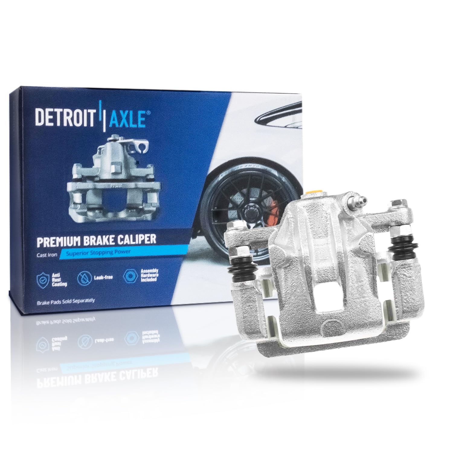 Detroit Axle - Rear Left Brake Caliper for 2004 2005 2006 Kia Amanti Disc
