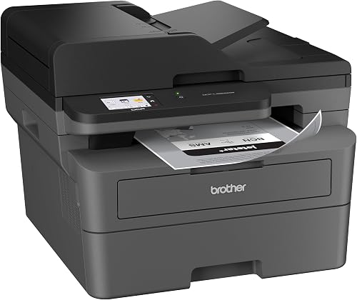 Brother DCP-L2665DW - 3-in-1 Multifunction Printer (Print/Scan/Copy) Monochrome Laser - WiFi & Ethernet - 50-Sheet Automatic Document Feeder - 34ppm Print Speed - 8