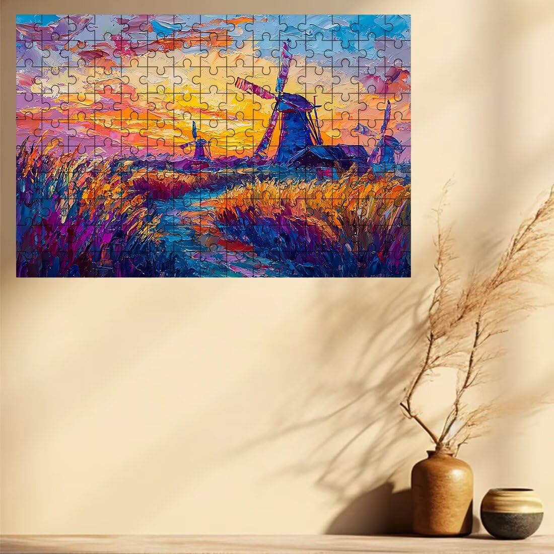Puzzle 3000 elementów dla dorosłych, puzzle 3000 elementów krajobraz, abstrakcyjne puzzle dla dorosłych z wykwintnym pudełkiem do pakowania, gry edukacyjne, duże drewniane puzzle na prezent dekoracje