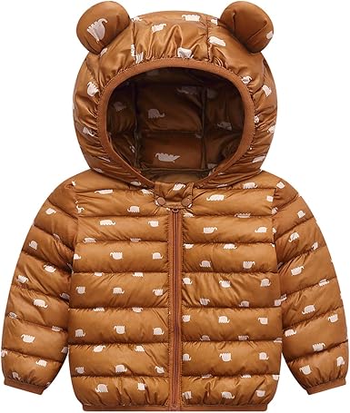 Bebé Chaqueta con Capucha Niños Niñas Invierno Abrigo Traje de Nieve Ligero  Warmer Outfits Manga Larga Algodón Ropa Regalos Ropa 0-5 años: Amazon.es:  Ropa
