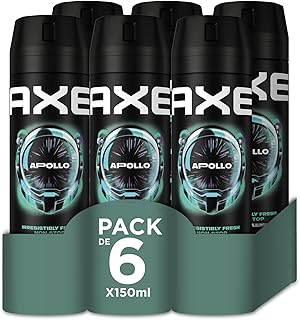 Axe Apollo Rock Desodorante - 150 ml - Pack de 6