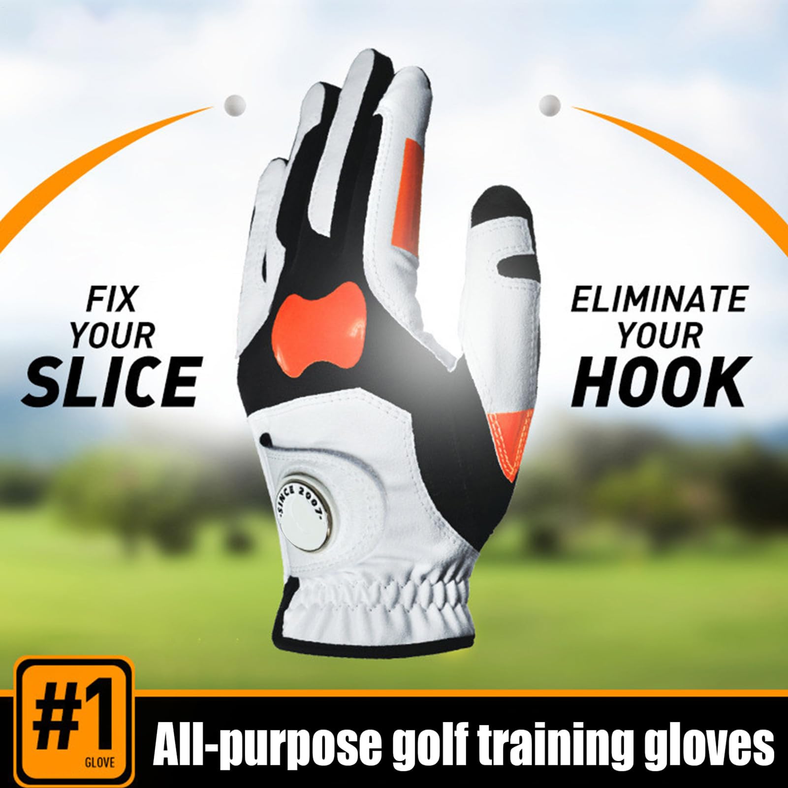 Guanto Golf Allenamento Presa Accessorio Grip Trainer Antiscivolo