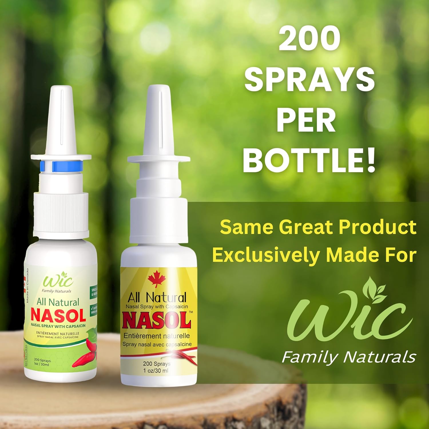 Capsaicin Nasal Spray - 200Sprays - Natural Sinus Relief, Sinus Relief Spray, Natural Allergy Sinus Spray for Stuffy Nose, Non-Addictive Formula for Holistic Nasal Wellness(4)