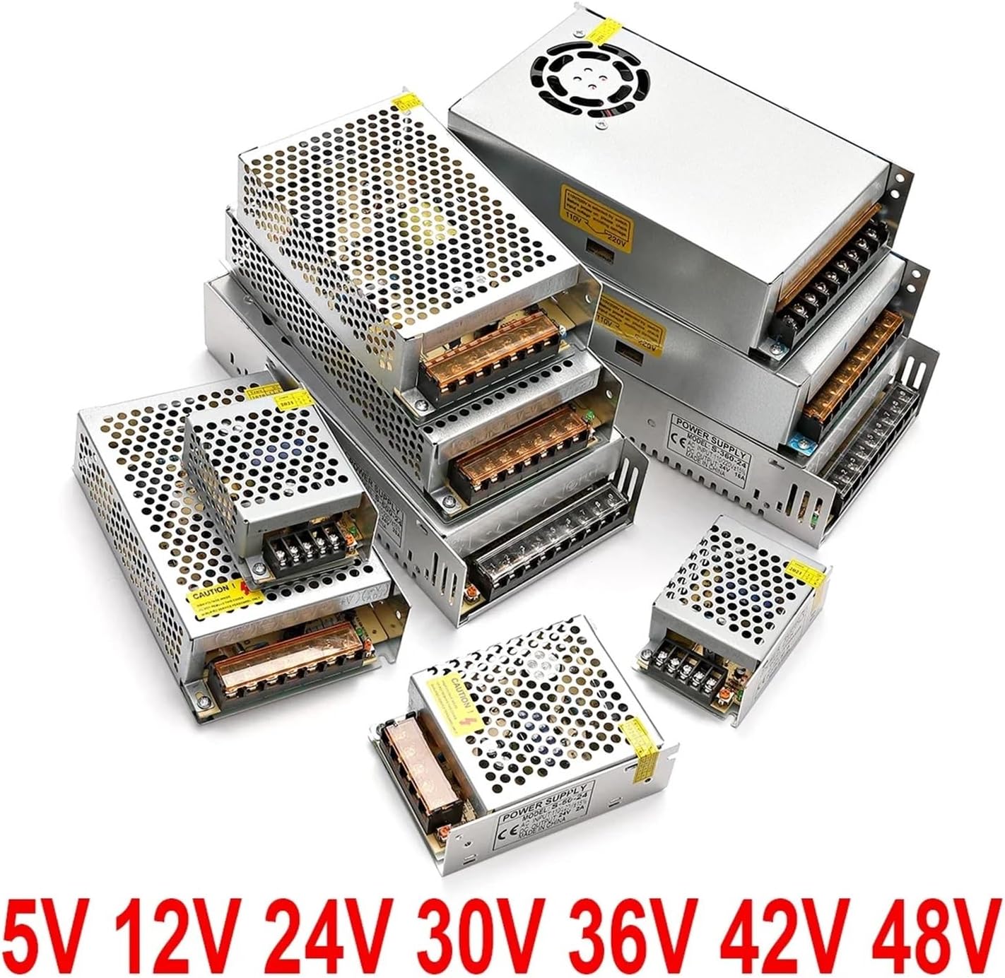 安定化電源、 1500 ワット電源 12V 24V 36V 48V 60V 72V 80V 90V 1000W 1100W 1200