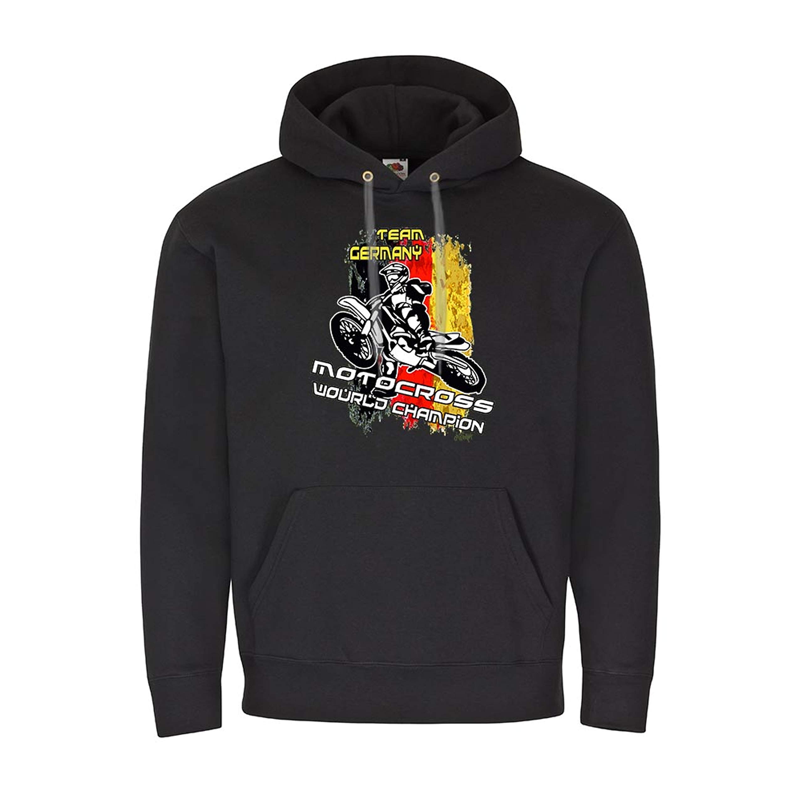 Drapeau de l'équipe de motocross Copytec noir taille medium - 3