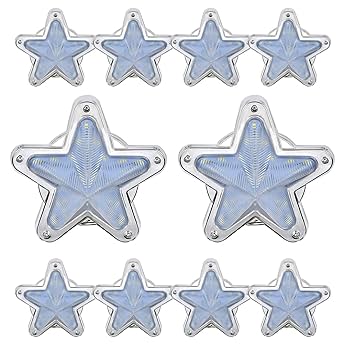 ☆稀少☆デコトラ レトロ トラック サイドも光 マーカー 赤 2個