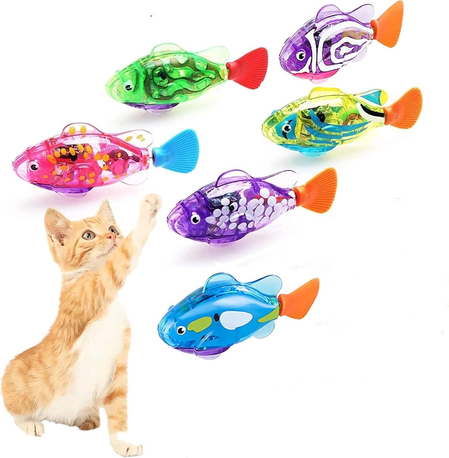 ZYGMIR Swimming Robot Fish Toy,Best Cat Toy for Indoor Cats