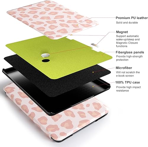 Miniatura 5 de CoBak Funda para todos los nuevos Kindle de 11 generación 2022 - Funda inteligente de piel sintética ultra delgada con apagado y encendido