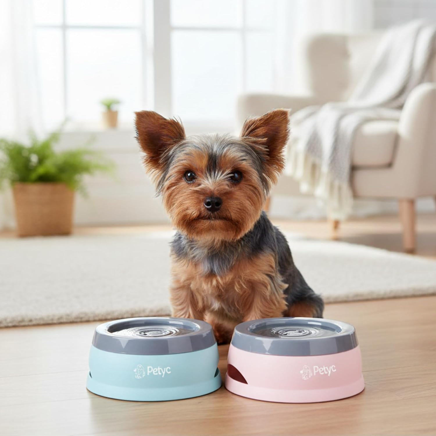 Bebedouro Para Cachorro Gato Pelo Longo Não Molha PETYC Pote de Água Antiderrapante Pelo Sequinho (Rosa Claro) Bebedouro Para Cachorro Gato Pelo Longo Não Molha PETYC Pote de Água Antiderrapante Pelo Sequinho (Rosa Claro)