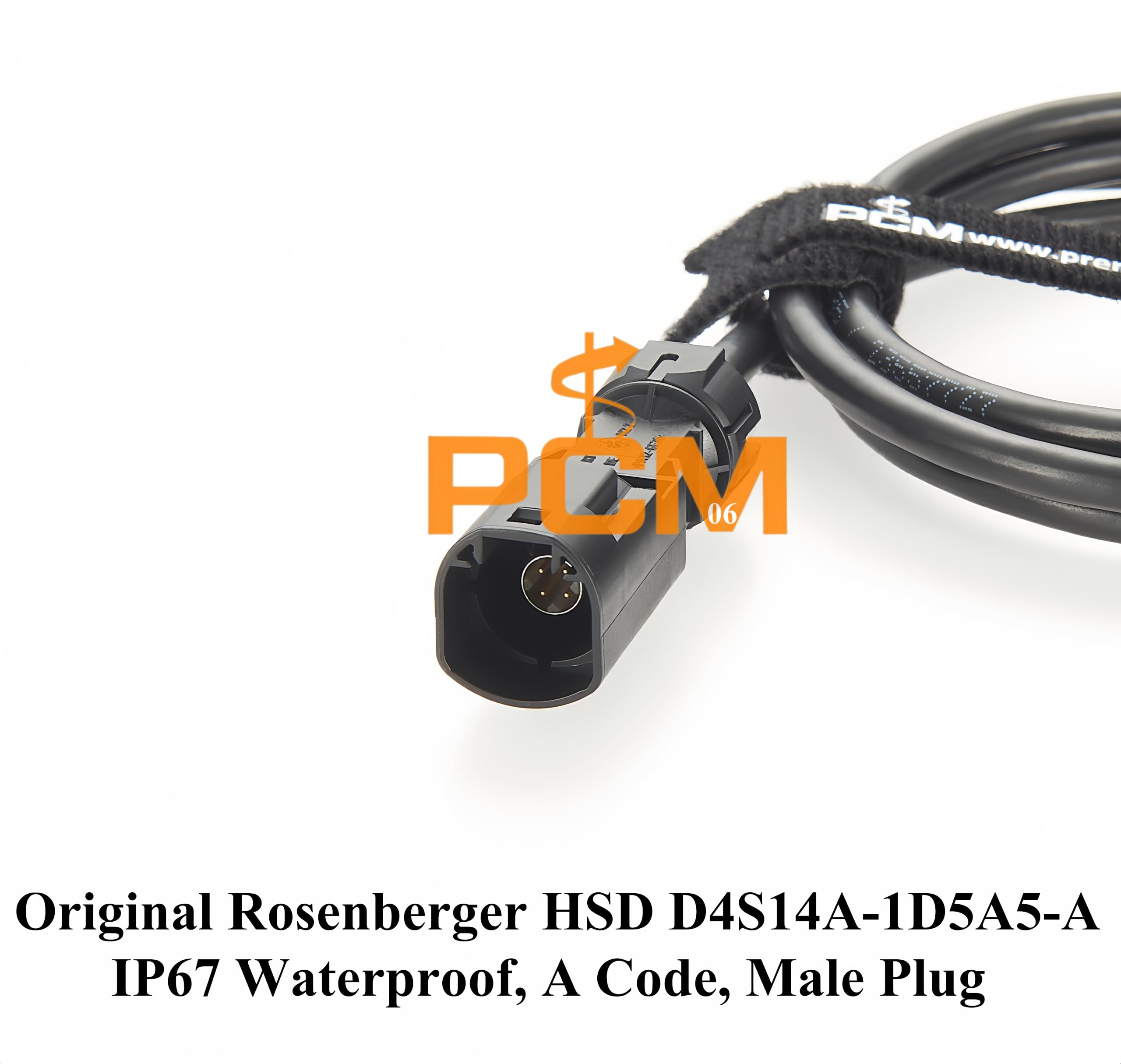 Rosenberger Fakra adattatore impermeabile HSD A Code 4P maschio D4S14A-1D5A5-A a femmina D4K14A-1D5A5-A cablaggio automobilistico per BMW/Audi (2 m)