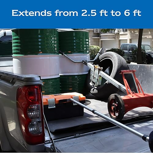 Miniatura 4 de Gancho recuperador de carga, herramienta de alcance de 6 pies para cama de camioneta, poste telescópico con gancho de agarre, accesorios de camión