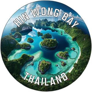 Hin Wong Bay Thailand Mementos Souvenir Vinyl Decal Sticker 2-Inch