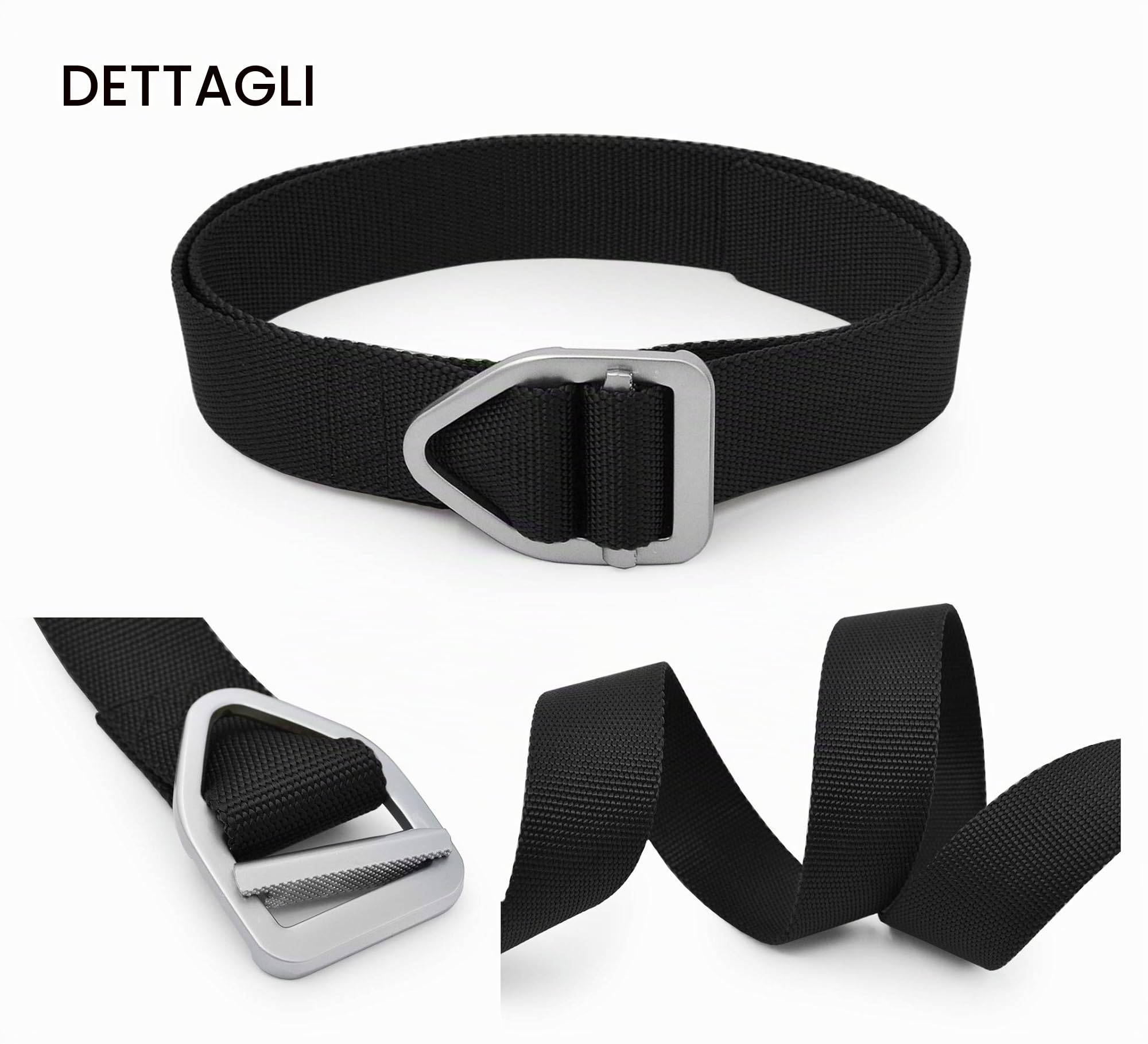 UltraKey Cintura di Stile Tattico Militare, Cintura in Nylon, Cinghia in Nylon con Fibbia in Metallo, Adatto per Gli Sport all’Aria Aperta e la Caccia