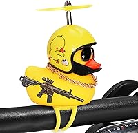Vista 8 de wonuu Adornos de pato de goma para automóvil, decoración de tablero de pato para apretar, decoración de bicicleta para ciclismo, motocicleta