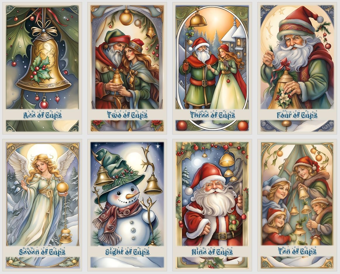 Christmas Tale Tarot Cards Deck – A Magical Winter Journey Through The Arcana