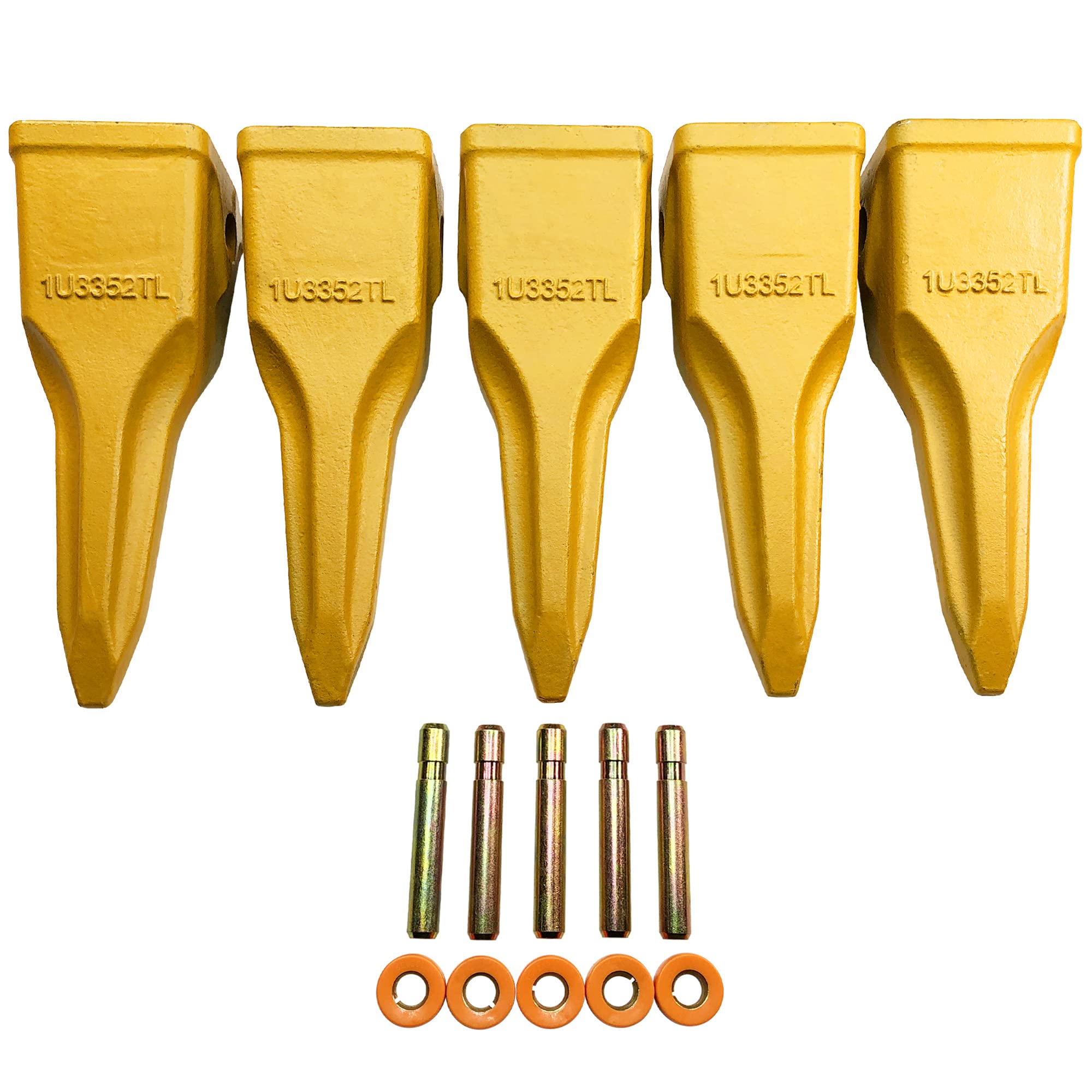 BDI Wear Parts 5PACK 1U3352TL Tiger, Single-Pointed Rock Tooth of