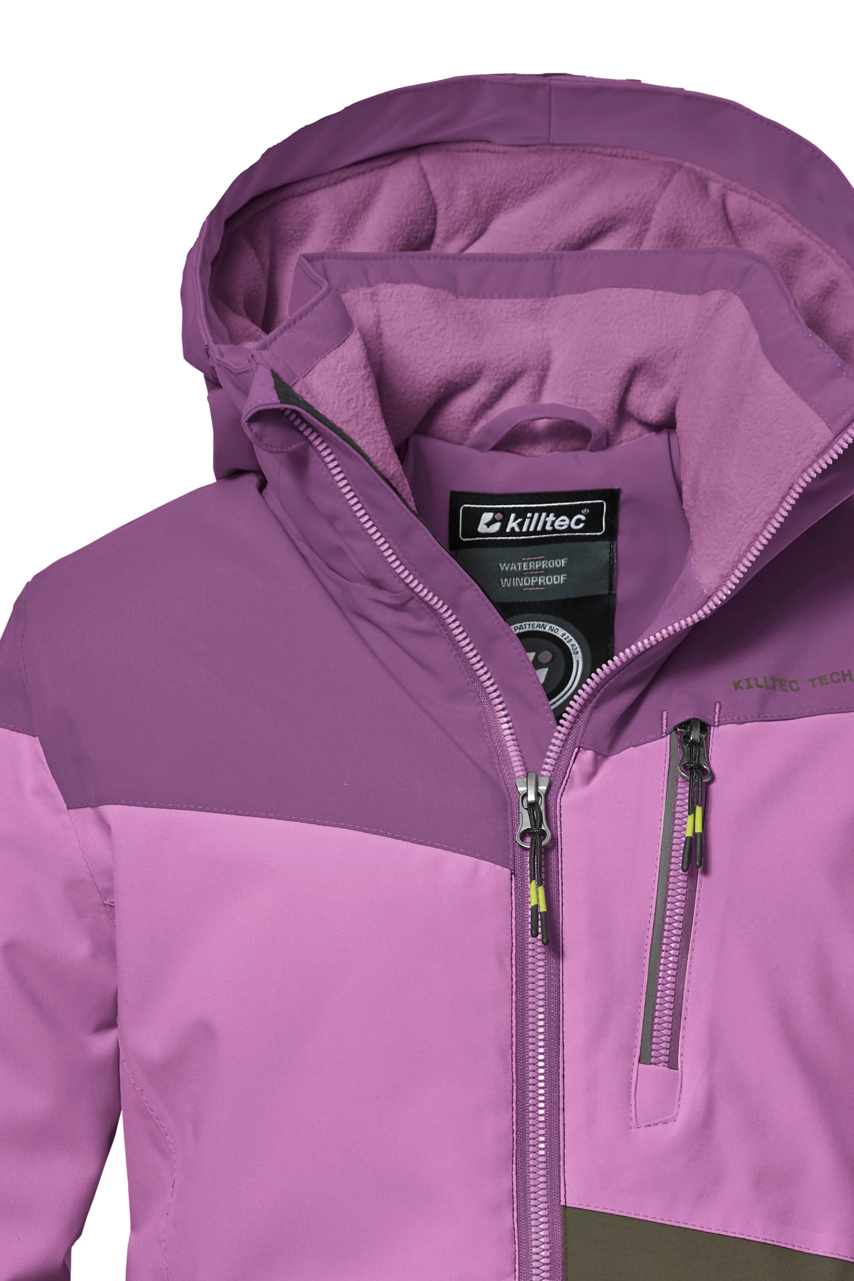 Killtec Kow 170 Grls Jckt Giacca funzionale con cappuccio e paraneve/giacca outdoor impermeabile Girl´s