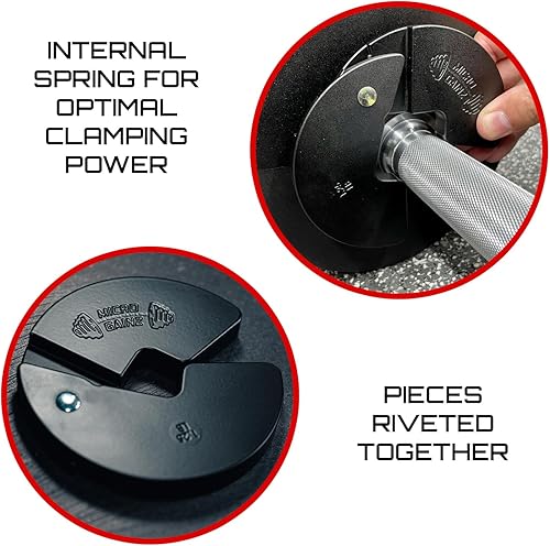 Miniatura 5 de Micro Gainz - Mancuerna fraccionaria de 1.25 libras, ideal para micro carga, (elegir color) 2 placas de peso fraccionadas, diseñadas para