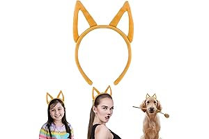 Wolf Ears Headband for Your Dog's Mardi Gras Costume