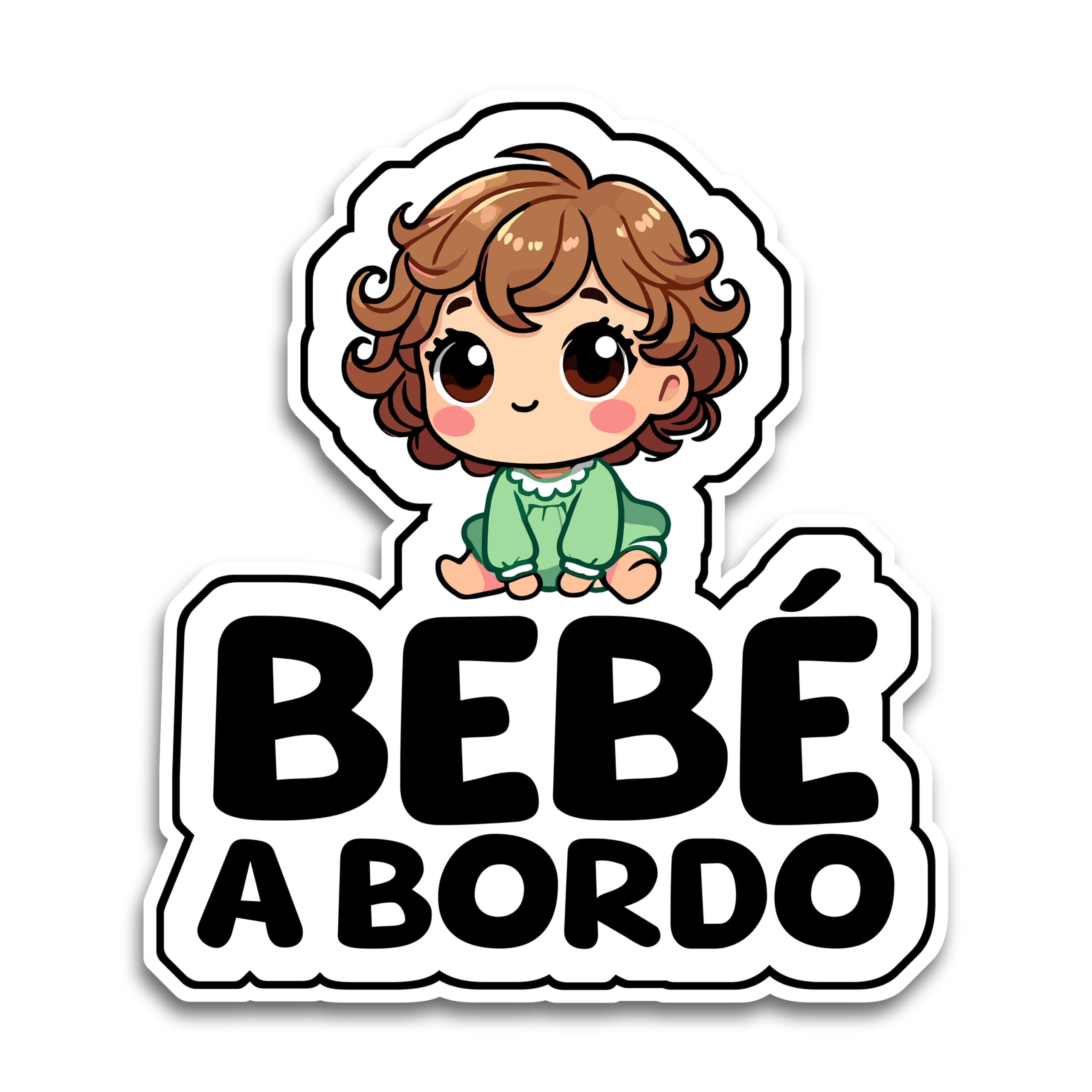 Seguridad Vial Niños Pegatina Bebé A Bordo Para Coche - Vinilo Impermeable  Con Diseño Infantil De Globos Vinilo Coche Niño, image size:2560x2560