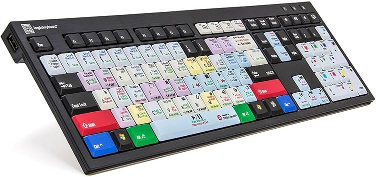 Logickeyboard keyboard Compatible with DaVinci Resolve v.12 Part Number LKBU-RES12-BJPU-US